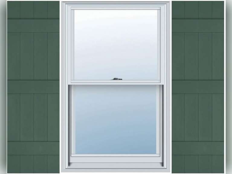 Ekena Millwork LJ4S14X05900TG Lifetime Vinyl Standard Four Joined with Board-n-B