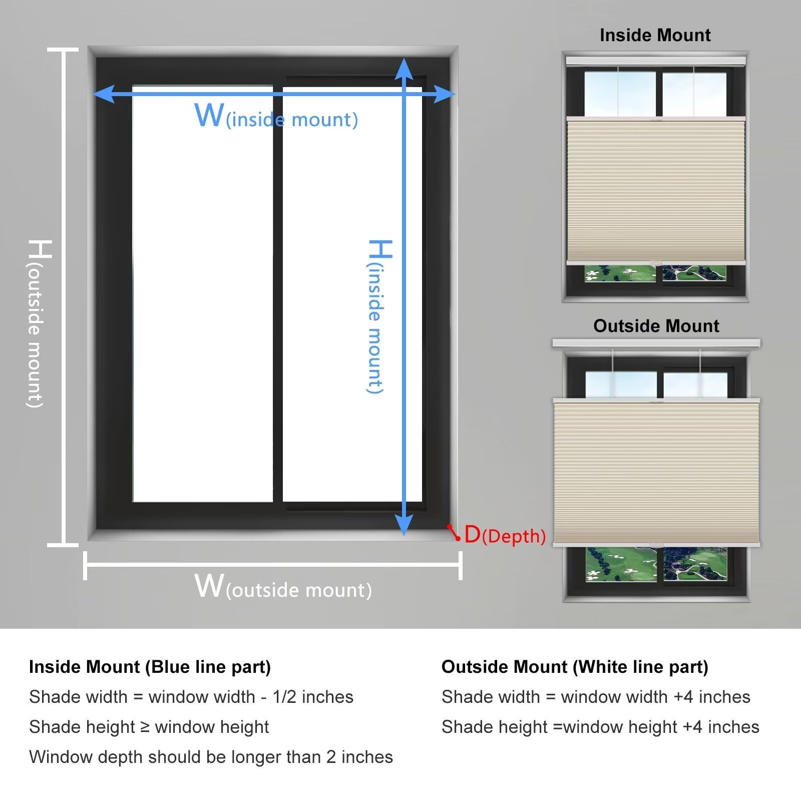 Changshade Blackout Top Down Bottom Up Cellular Shades Cordless Honeycomb