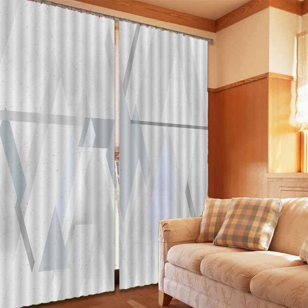 Many Diagonal Stripes 3D Blockout Photo Print Curtain Fabric Curtains Window