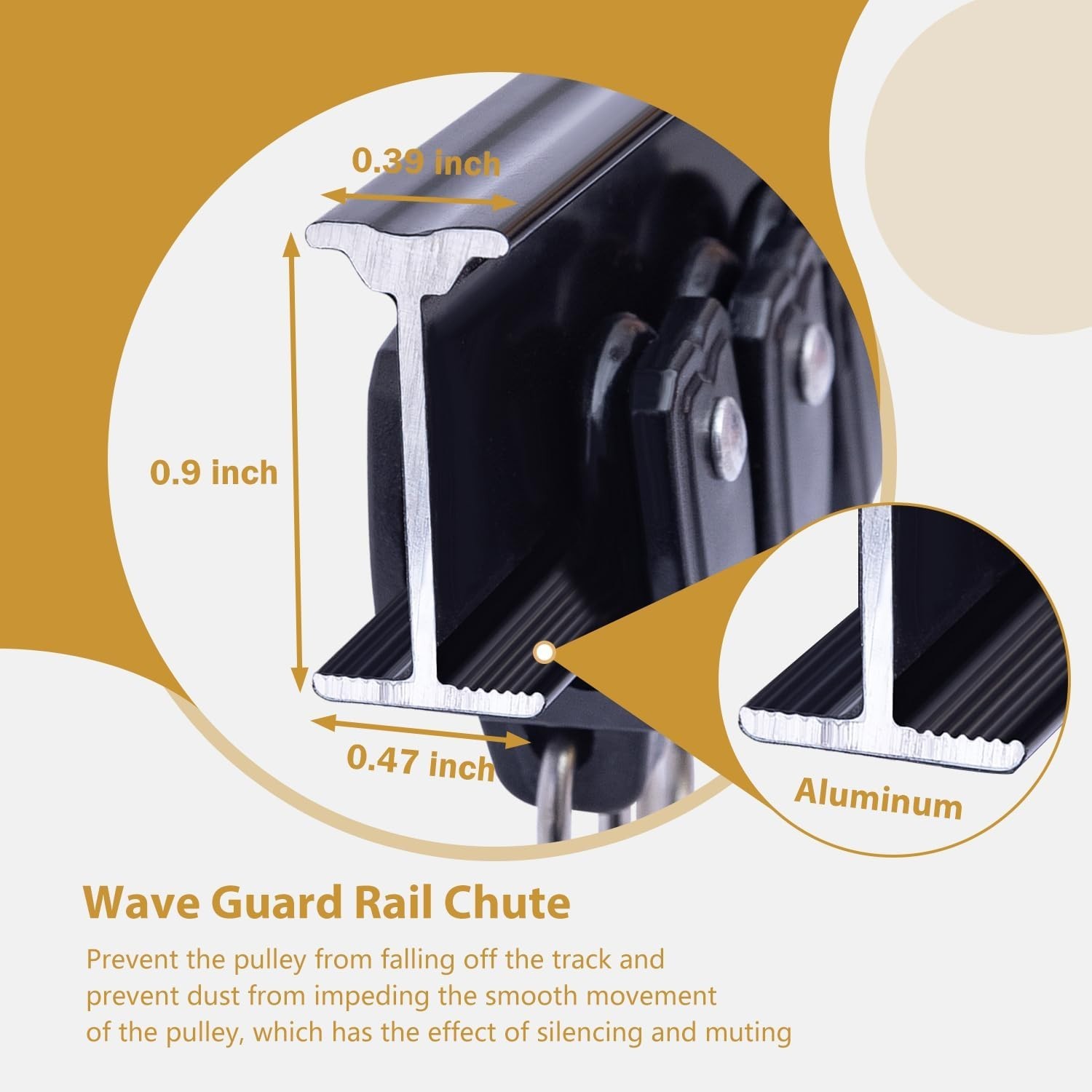 Heavy-Duty Curtain Rail – Customizable Space Divider for Home and Outdoors