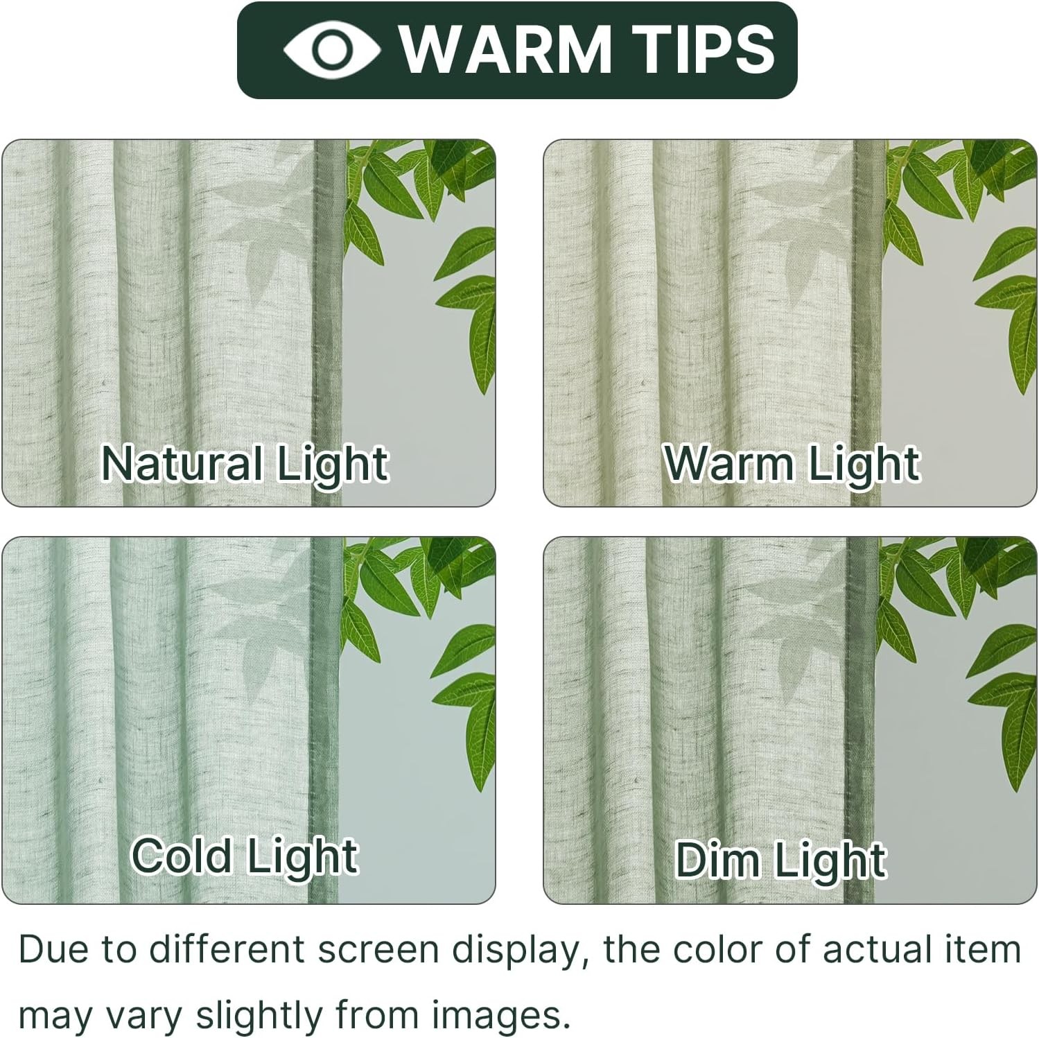 Sidelight Curtains for Front Door, Privacy Semi Sheer Curtains for French Doors