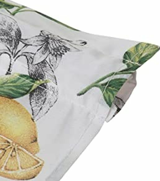 3 Pc Kitchen Curtains Set:2 Tiers (58″x36″) & Swag (58″x14″) LEMON DROP, Achim