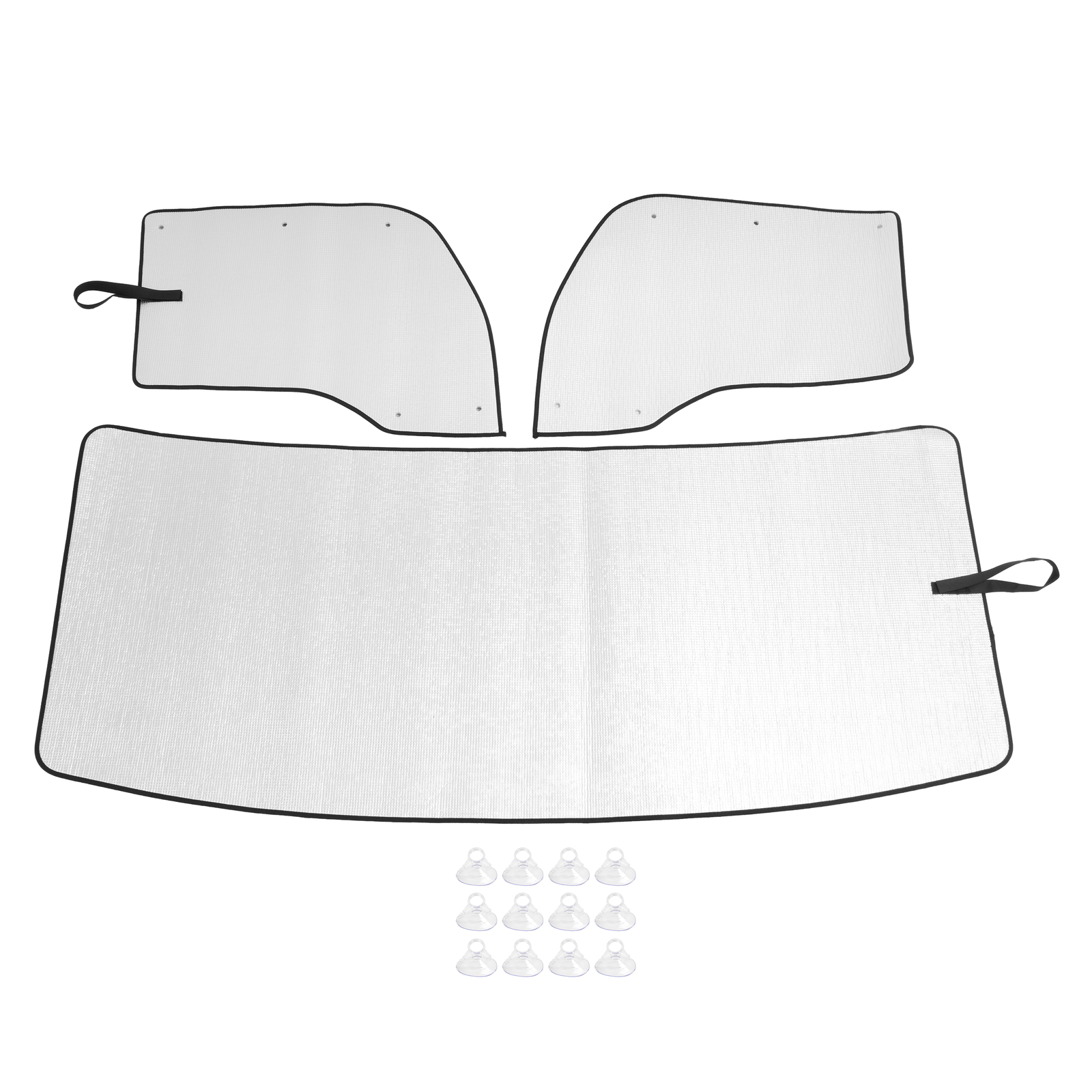 Front & Side Door Windshield Window SunShade Set For Kenworth T680 2013-2025