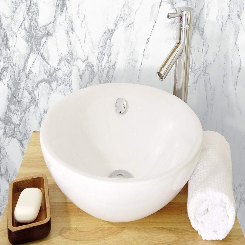 Transform Your Space: Grey Marble Peel-and-Stick Film, 2 Rolls 26″ x 78″