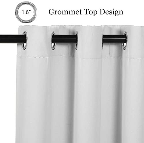 Grommet top Thermal Insulated Window 42″W x 63″L (Pack of 1) Greyish White