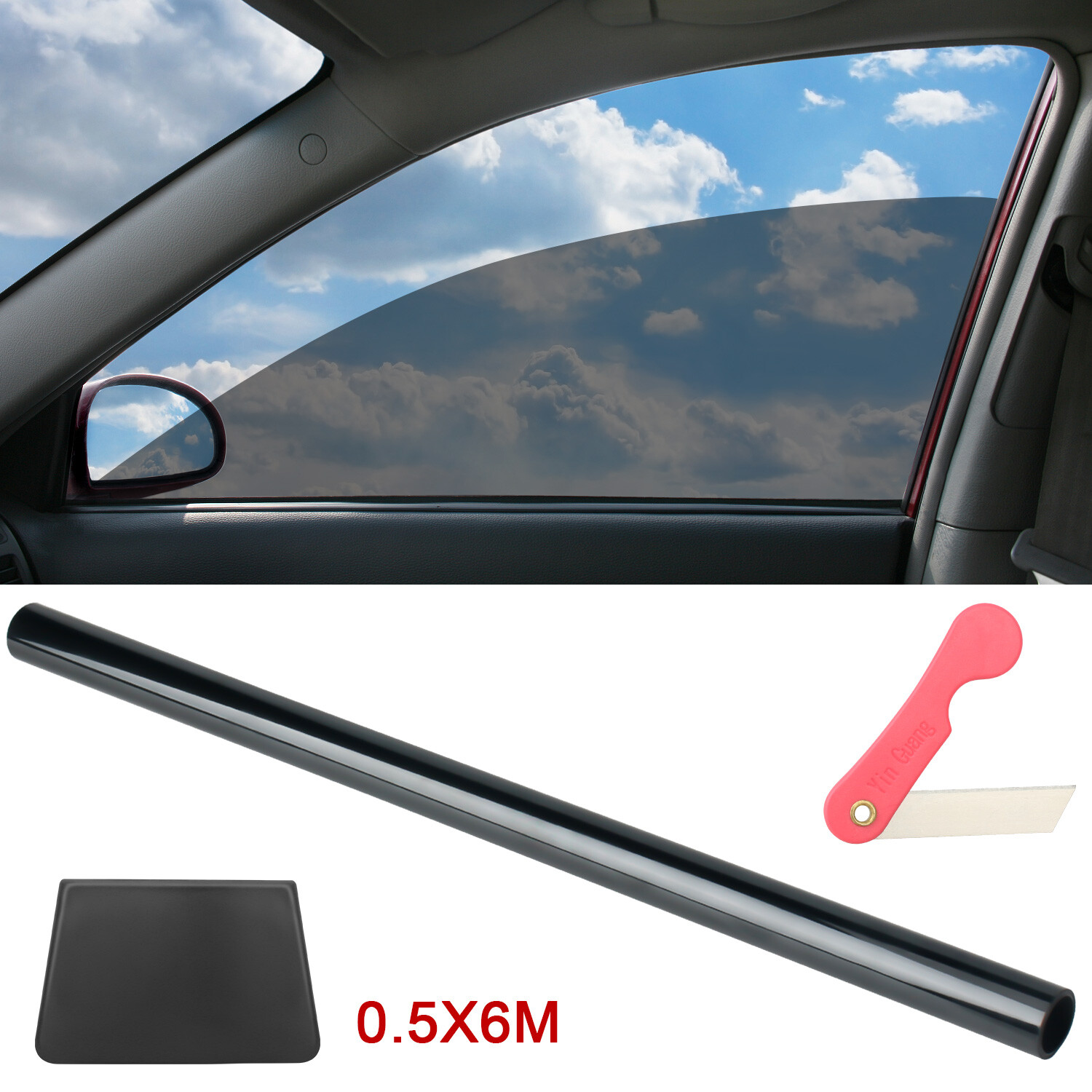 20inx20FT Uncut Car Window Tint Film Roll 1-50% VLT For Car Home Office Glass