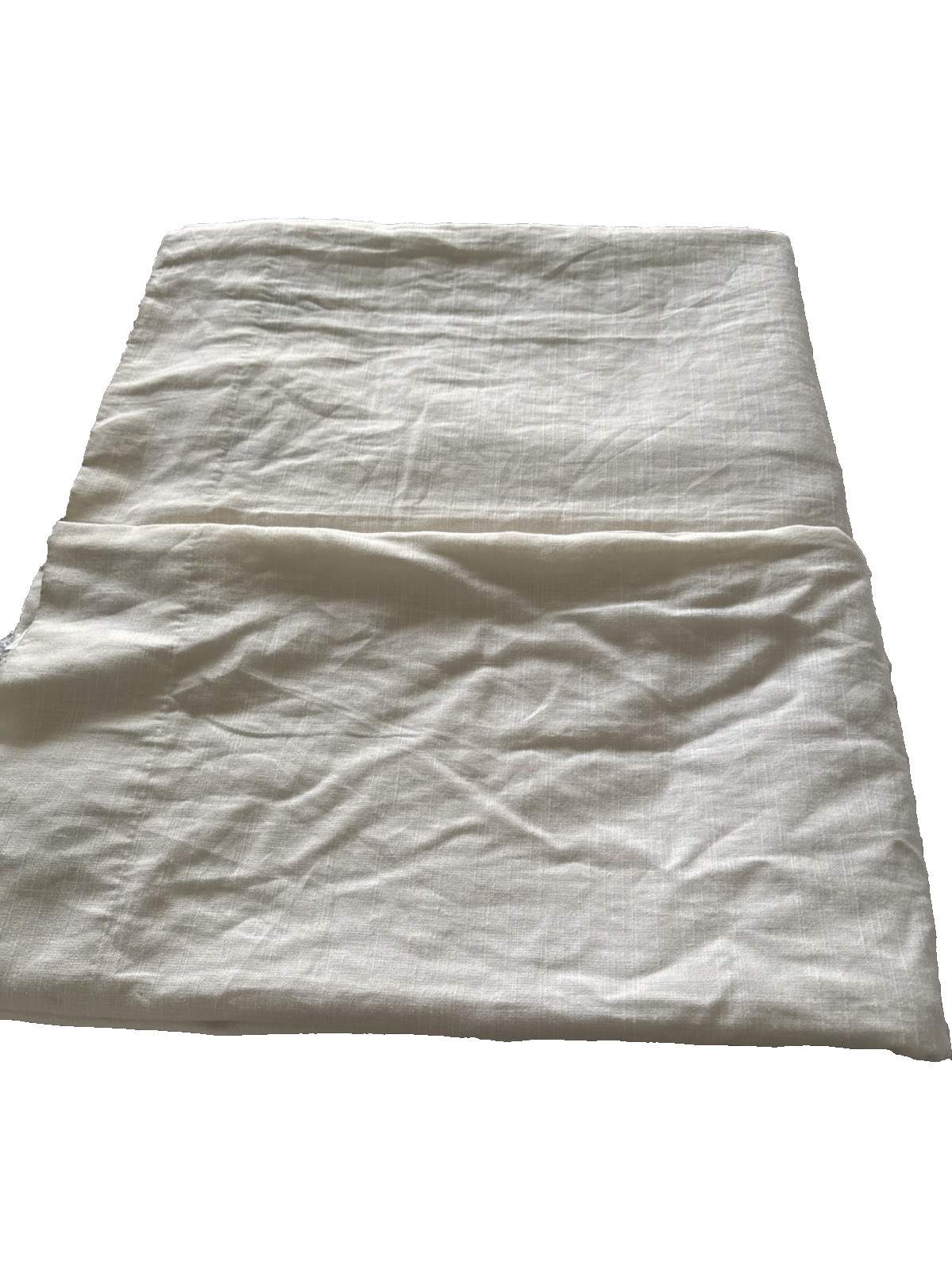 Pottery Barn Linen Cotton Natural Lined Curtain Grommets 84 X50 2 Panels