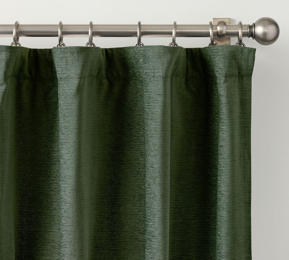 New Pottery Barn Cozy Cloud Drapes 50″ x 108″ Set of 2 ~Hunter~