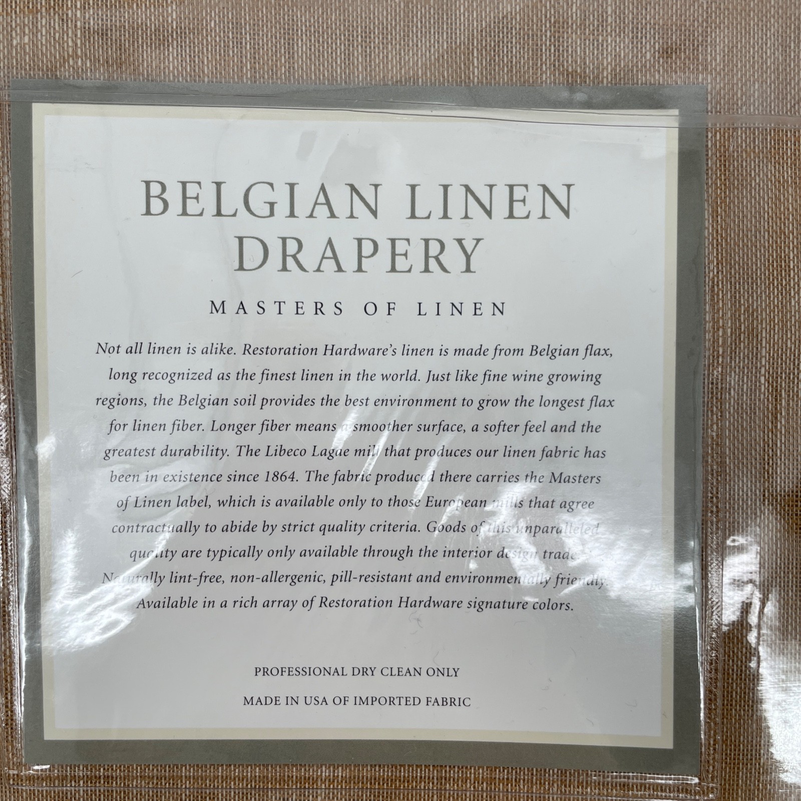 Restoration Hardware 100% Belgian Linen 50×84 Drape sheer Rod Pckt curtain Maize
