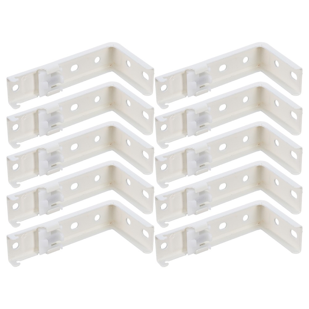 10 Pcs Adjustable Track Bracket Curtain Extension Brackets Bedroom