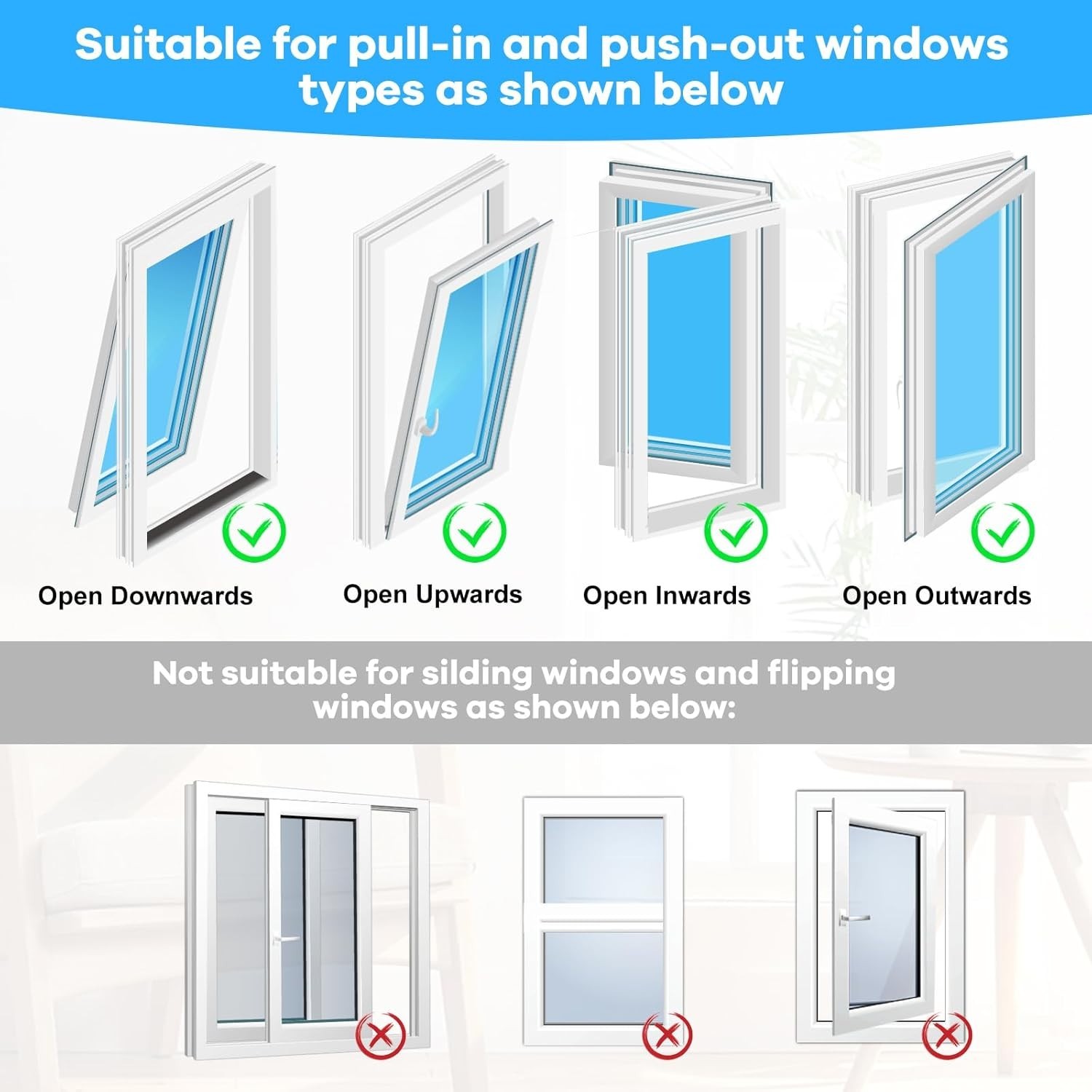 Portable AC Window Seal Kit 400cm Universal Coupler for 5.1/5.9 inch Exhaust …