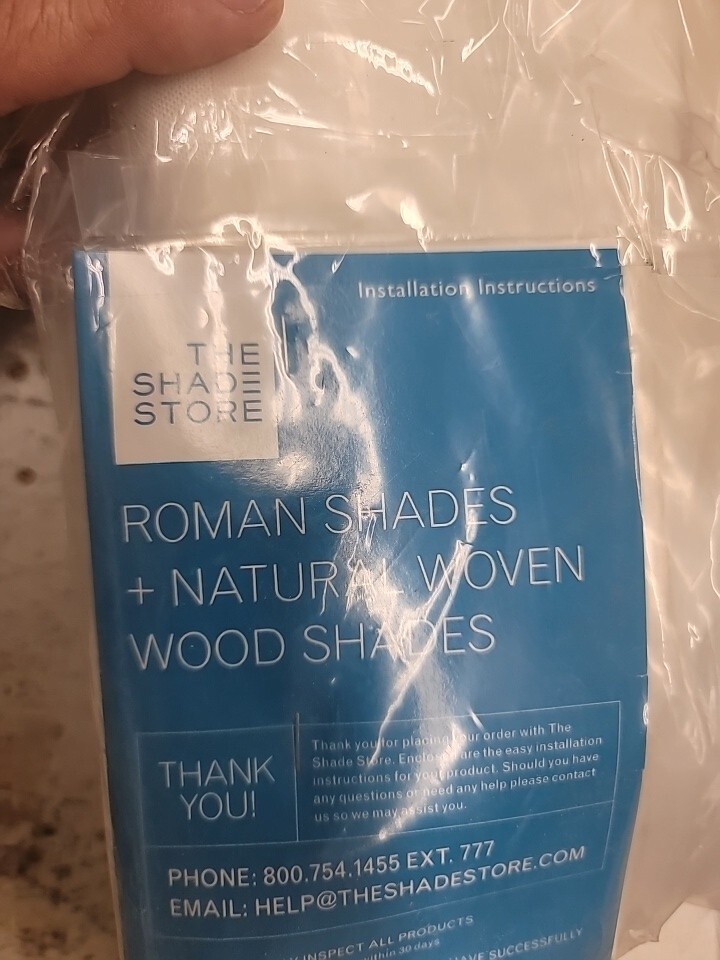 Shade Store – White Woven Shade