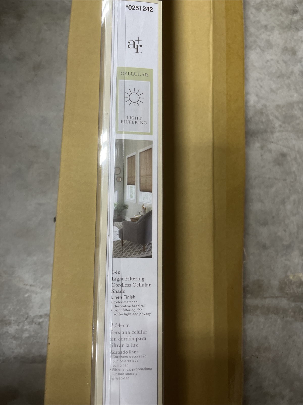 Allen + Roth 36 X 72 Light Filtering Cordless Cellular Shade