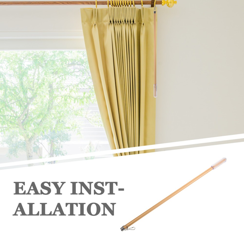 Curtain Pull Wand 50cm/20Inch – Aluminum Alloy Drape Opening & Close Stick –