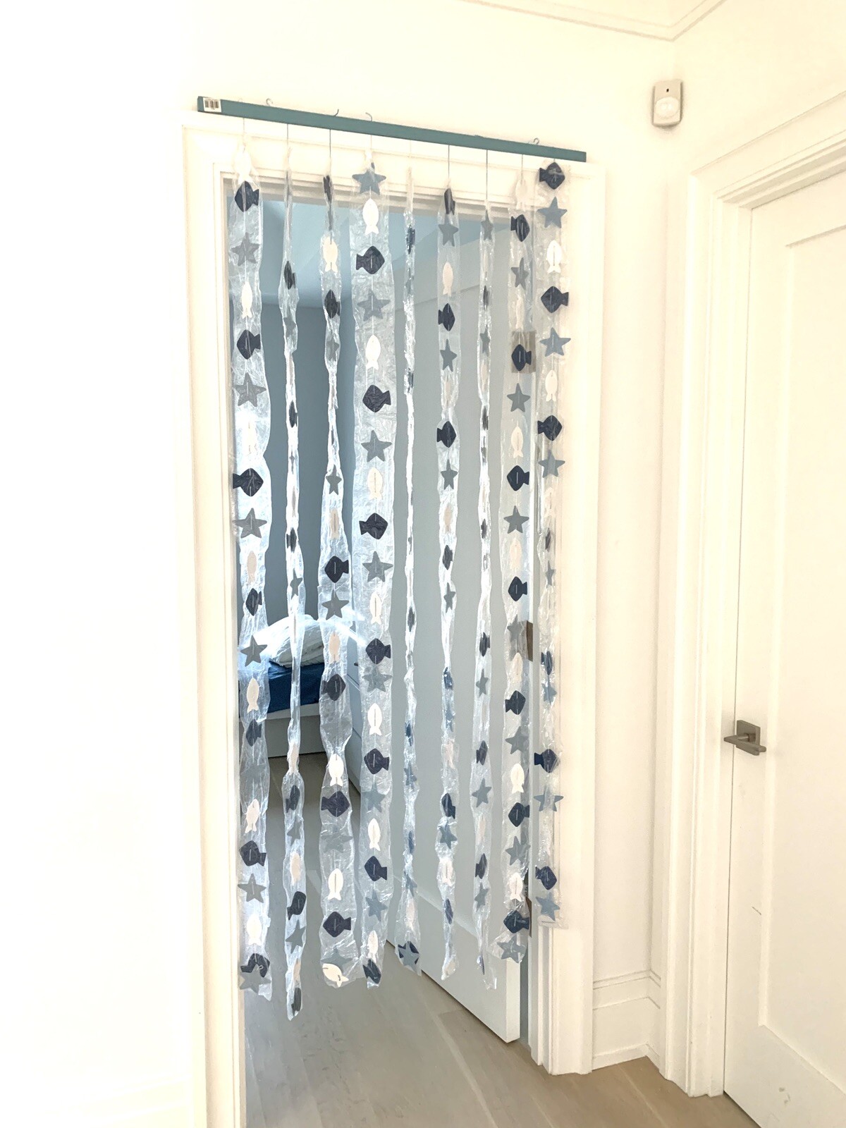 Stars Fish Shaped Door Window Hanging String Curtain Baby Kids Bed Room Divider