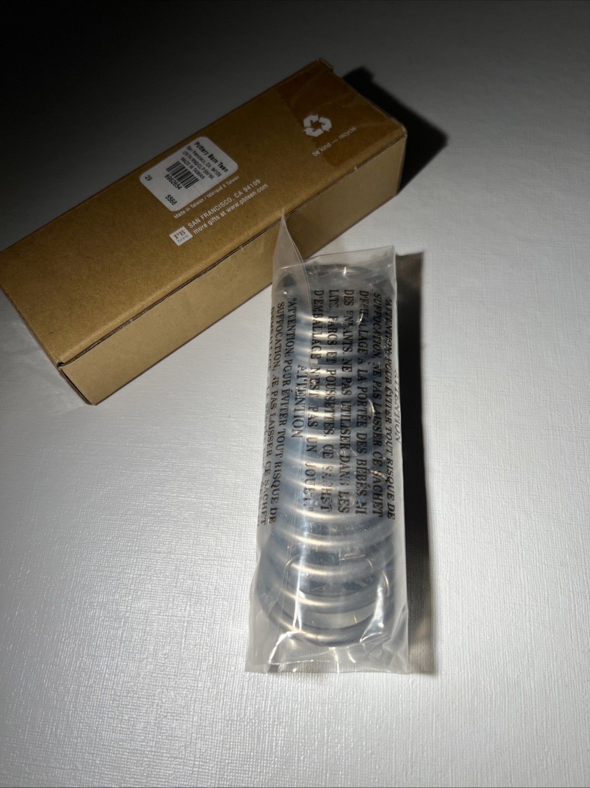 Pottery Barn Teen Curtain Rings w/ Clips Set of 14 Silver Finish PBteen