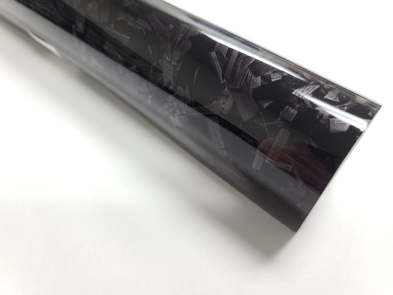 Gloss Matte Infused Forged Carbon Fiber Black Red Vinyl Car Wrap Sticker Decal