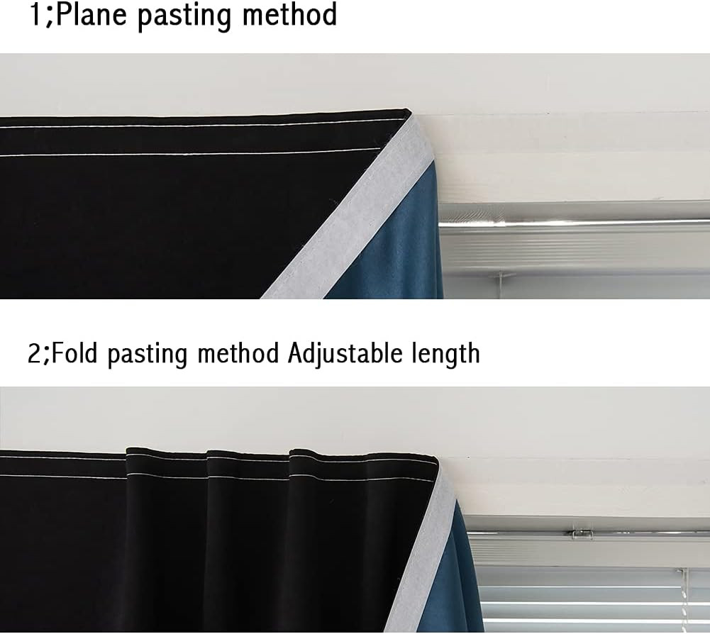 Autohesion Curtains for Windows,Bedroom Blackout Curtains for – Thermal Lnsulate