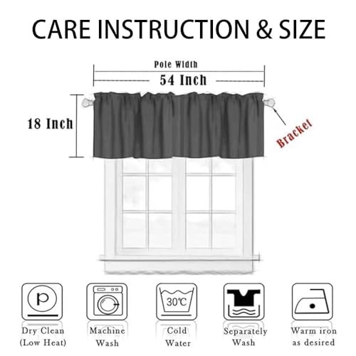 54×18 Inches Brick Wall Lamp String Valentine’s Day Window Treatment White
