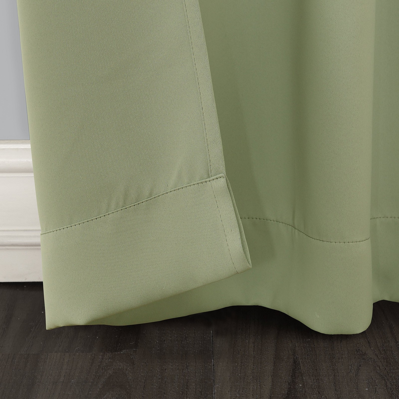 Easton Energy Saving Blackout Grommet Curtain Panel, 40″ x 63″, Sage Green