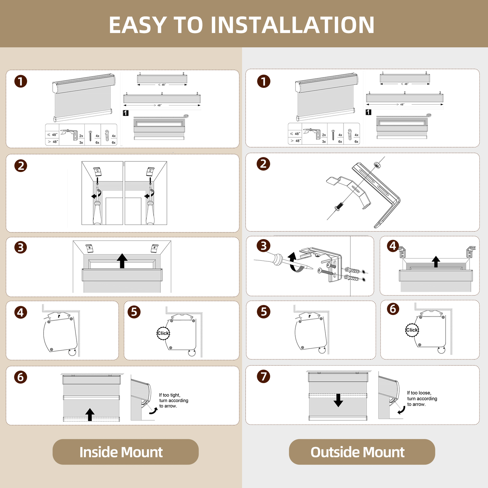 Changshade CUSTOM CUT Window Blind Cordless Blackout Roller Shade Roll-up Blinds