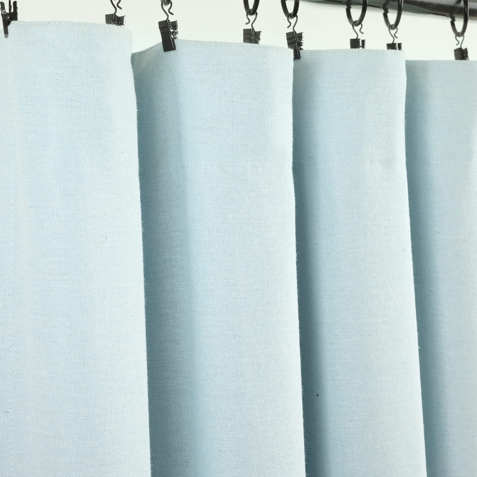 Lush Decor Lush Linen Button Window Curtain Panel Single 40 W X 84 L – – –