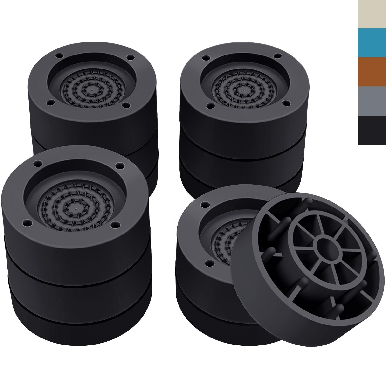 ANNKUT Furniture Risers 2 inch，Round Bed Risers Heavy Duty，Elevati