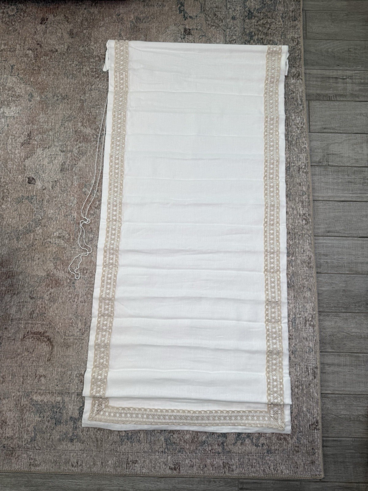 3 Custom Roman Black-Out Curtains/Shades From Palm Beach Mansion-63’ x 30’