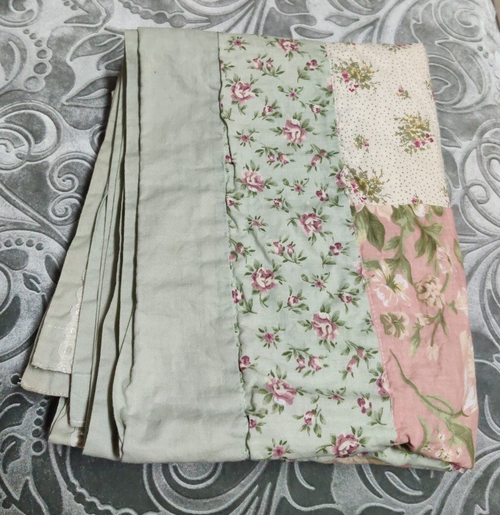 Single JCPenney’s HOME Patchwork Floral Valance French Country 18″X82″