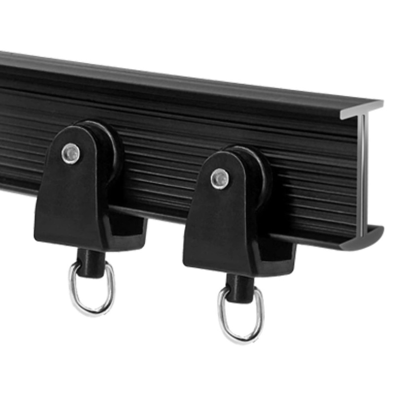 Adjustable Curtain Rail Assembly Bendable Curtain Rail Hardware Easy to Install
