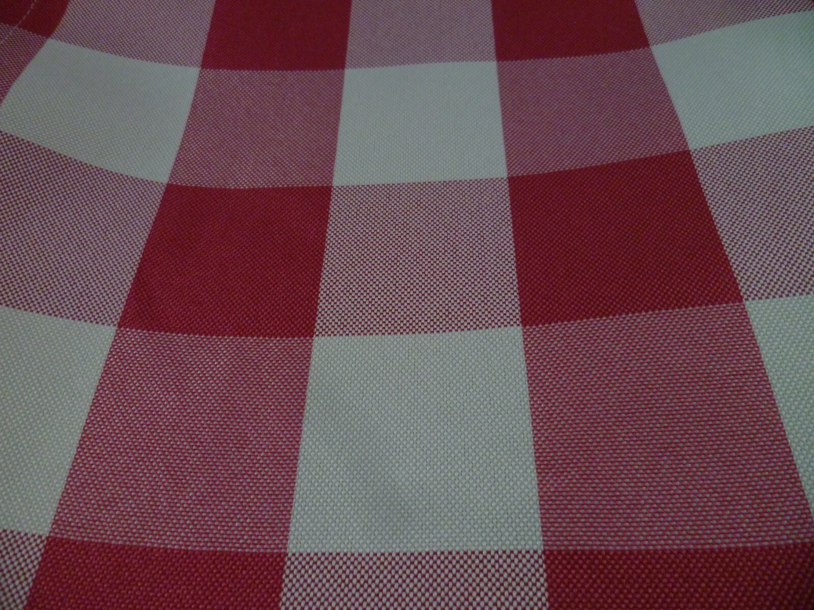 Set 2 HLC.ME Panel Curtain Drape Red Cream Buffalo Plaid Check Grommet 52×84