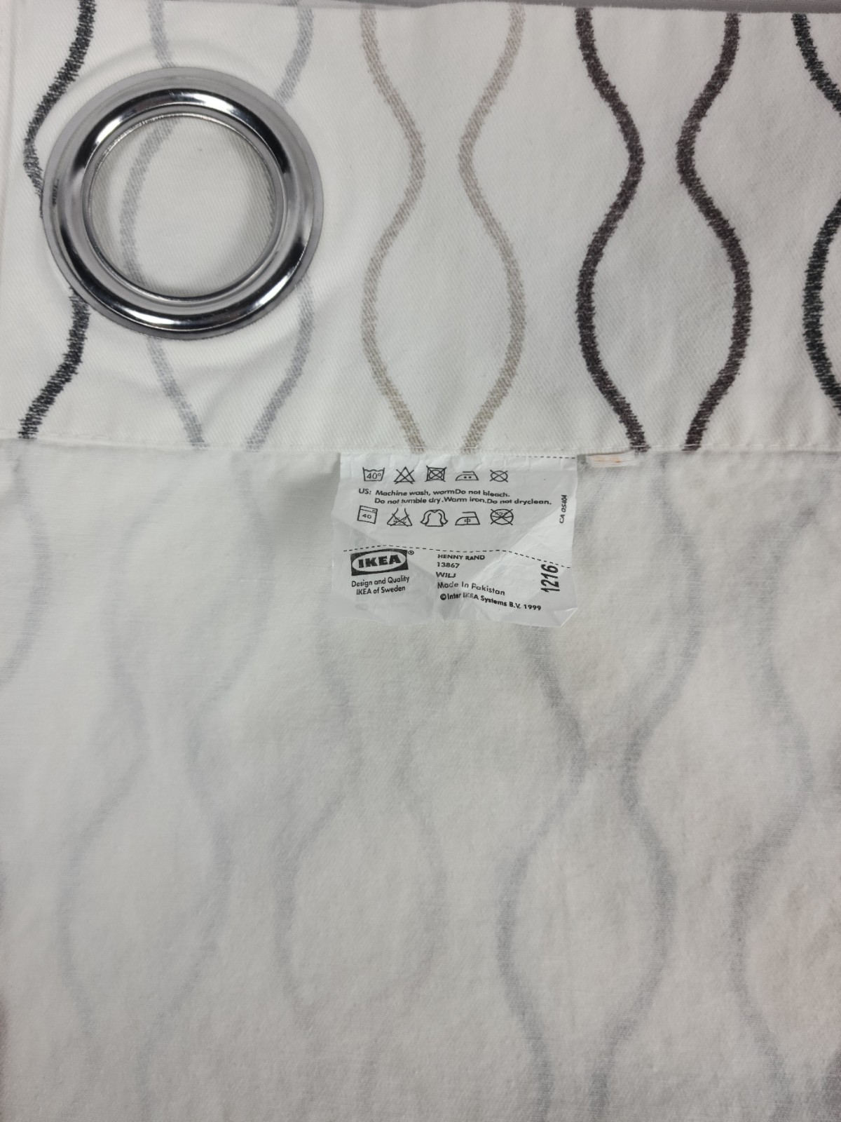 Ikea Henny Rand Curtains Brown & Grey
