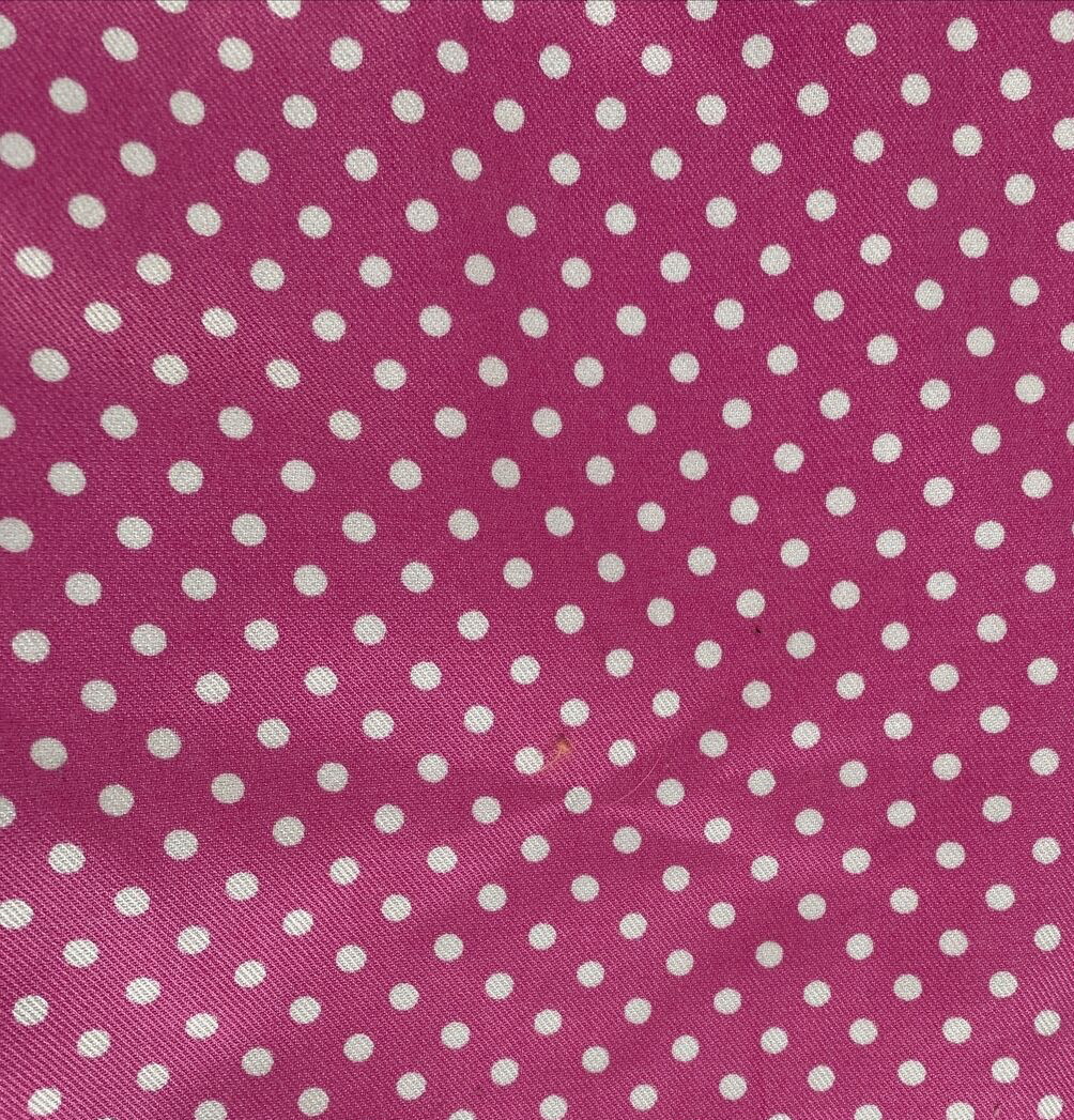 Pottery Barn Curtain Hot Pink White Polka Dots Kids Blackout 44×88 Drapes Panel