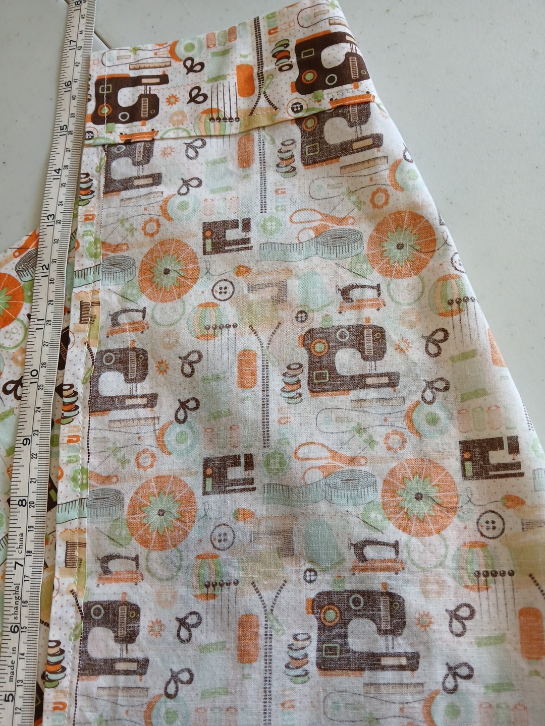 Fabric Window Valance Curtain , Sewing Machines & Notions Themed Fabric