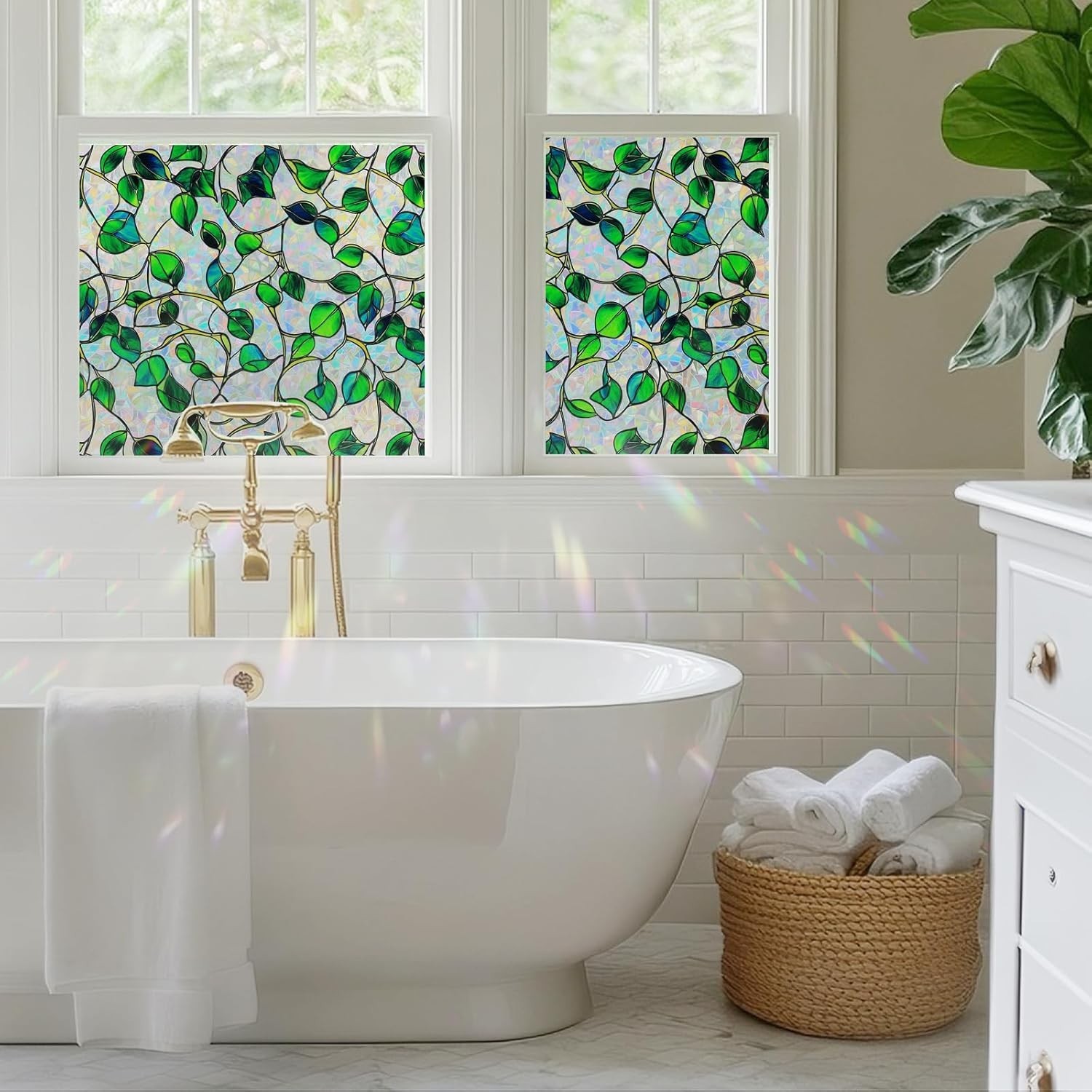Window Privacy Film Home Room Bathroom Spring Decor Car Decorations One Way P…
