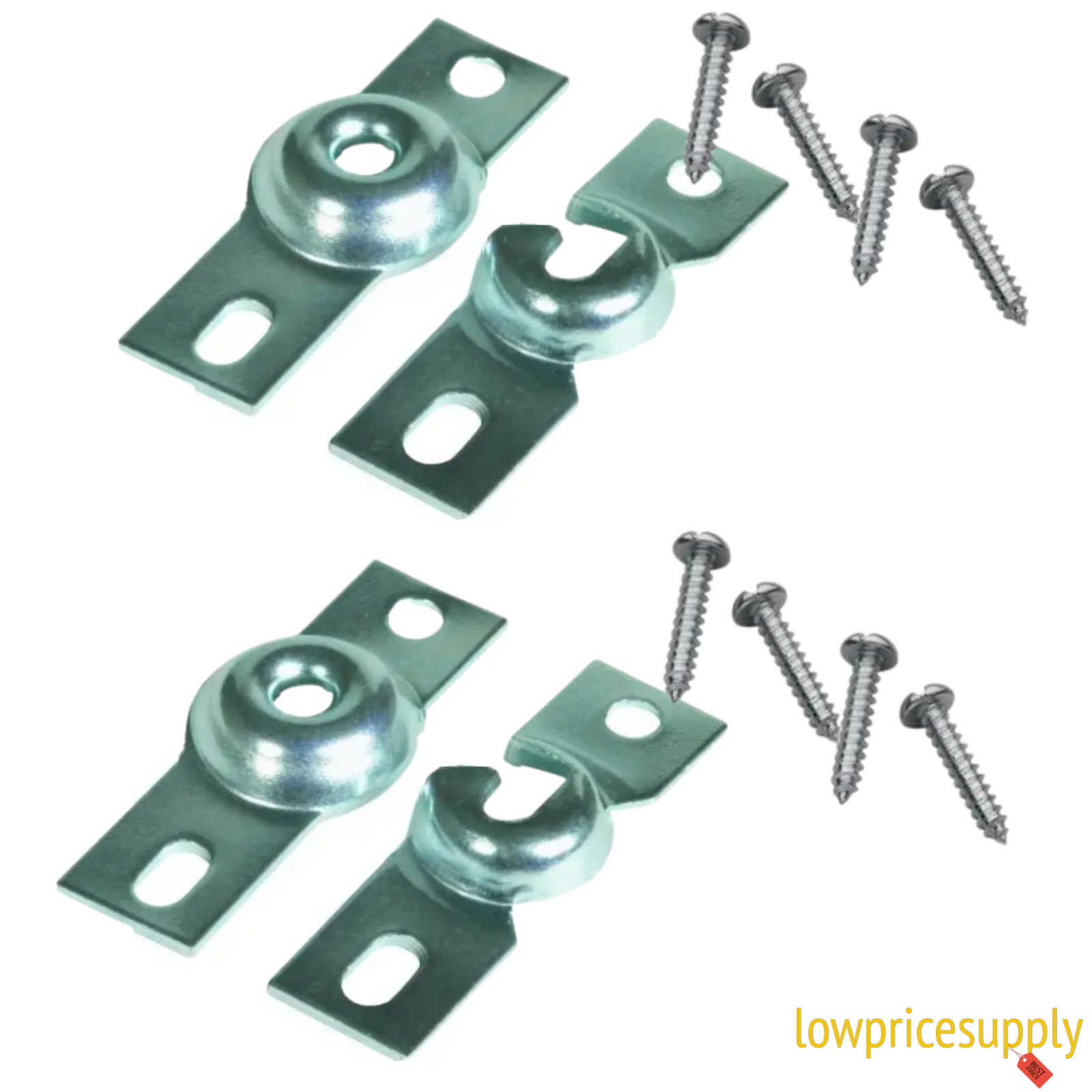 2 PACK Inside Mount Roller Shade Bracket Inside Window Frame Mount w/ Screws