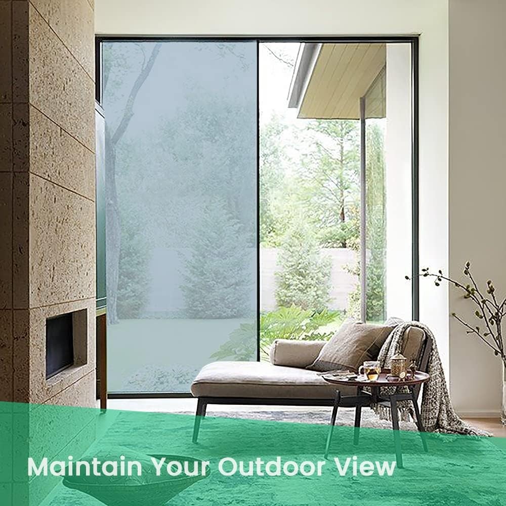 One Way Mirror Tint Window Film Privacy Protect UV Reflective Sun Block For Home