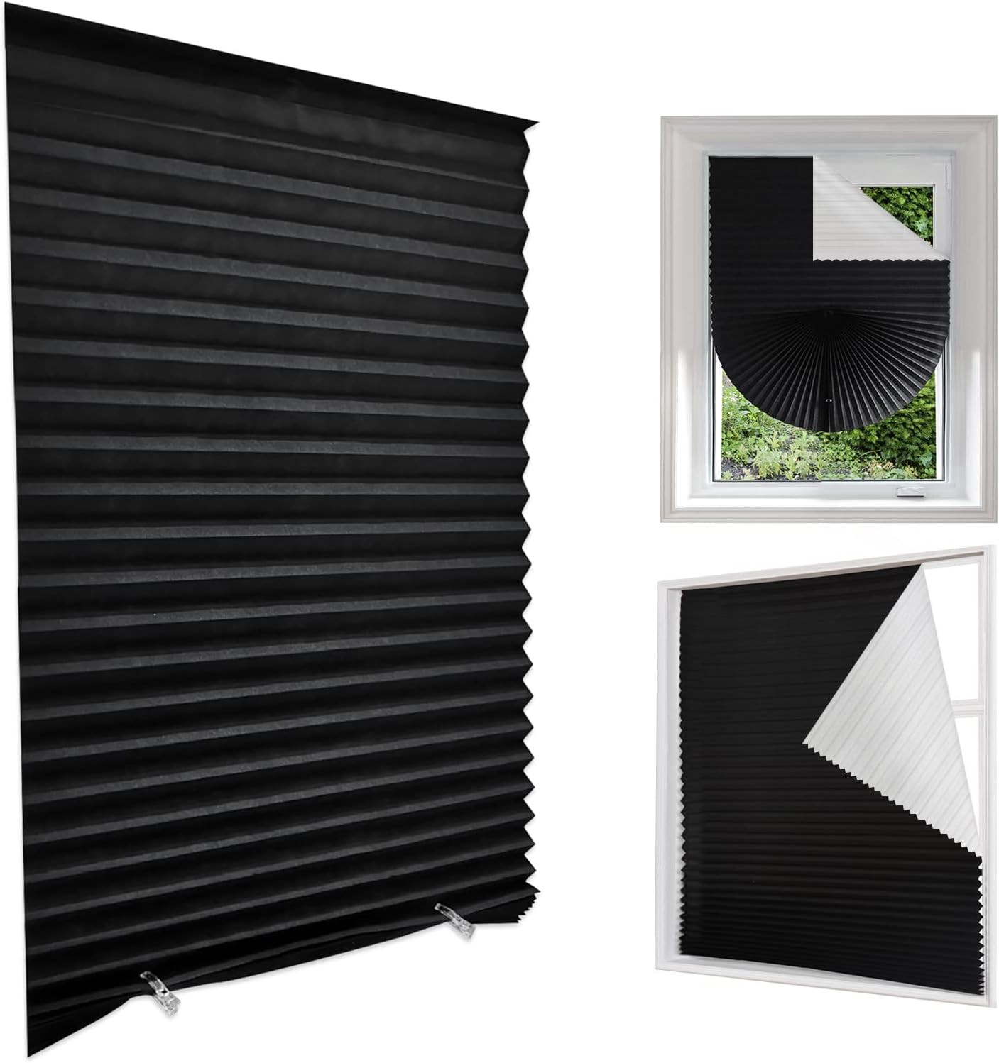 Blackout Blinds for Windows – Temporary Self Adhesive Blinds, No Drill Required