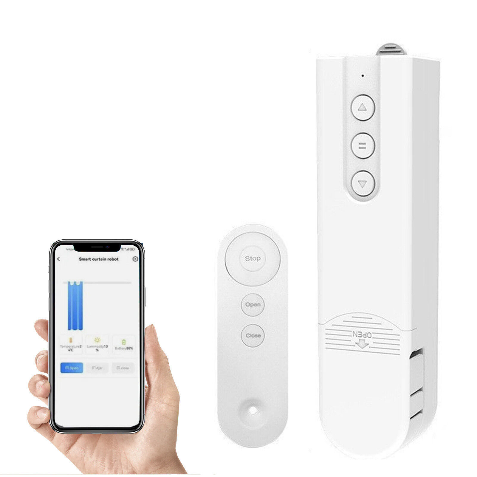 WIFI Smart Curtain Chain Roller Blind Shade Shutter Drive Motor Tuya APP Control