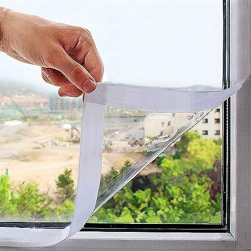Adjustable Window Insulation Kit 47inX63in(120X160cm) for Winter Keep 47″ x 63″