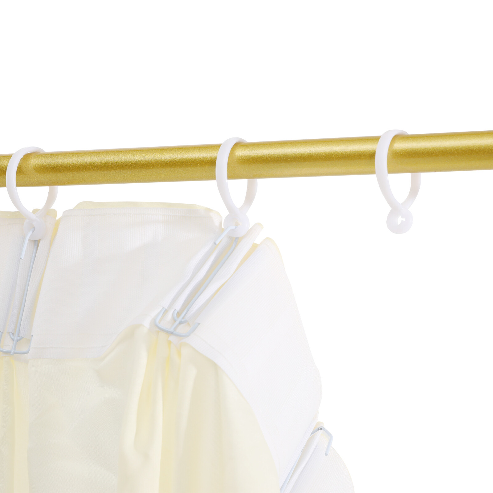 Partition Curtain With U-Shape Tube Privacy Partition Curtain Room Divider