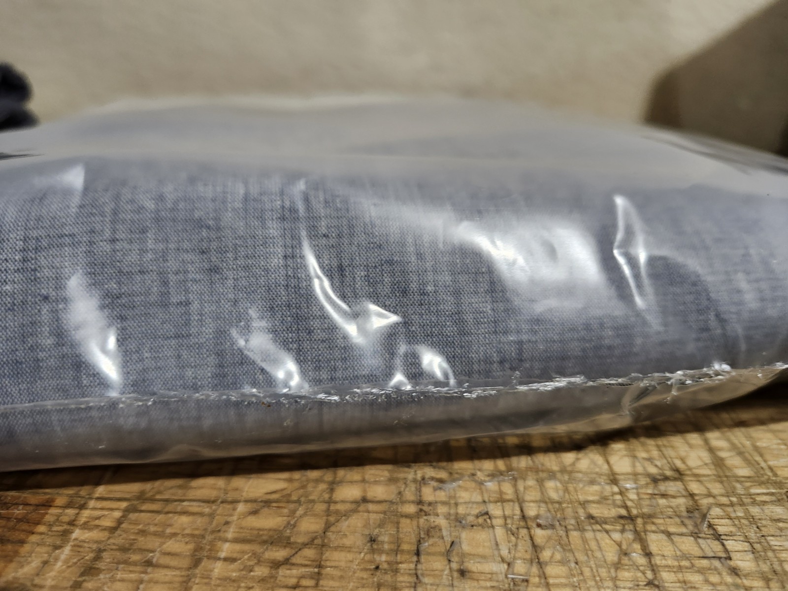 NEW IKEA HANNALILL CURTAINS 1 SET 2 PANELS BLUE GRAY 57″x98″ 100% COTTON