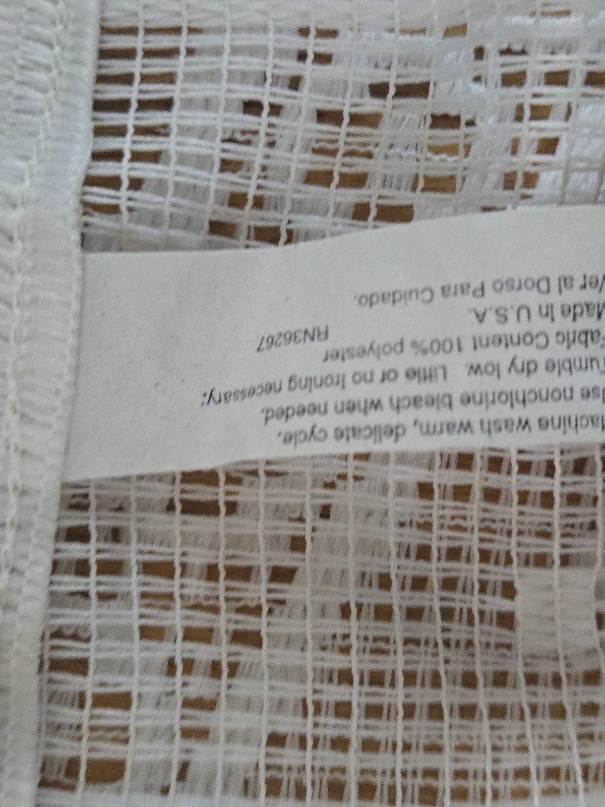 Vintage White Lace Deep Scalloped Valance Floral Pansy 68×37 Victorian Sheer