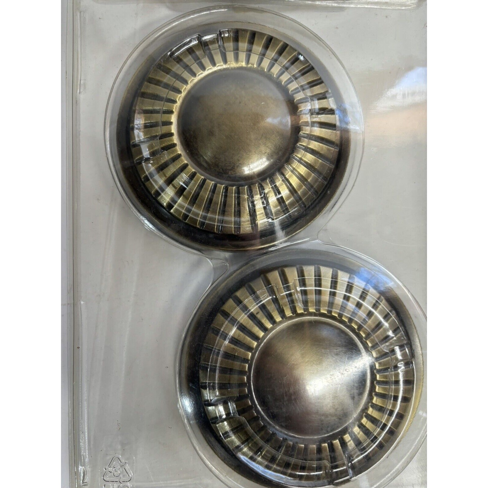 4 Vtg Medallion Round Curtain Tie Backs 3” Federal Colonial Style New Old Stock