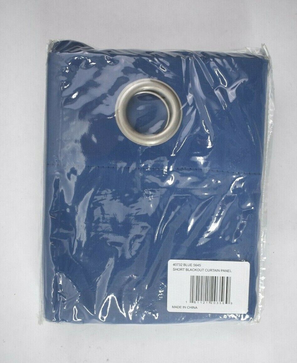 Collections Etc. Short Blackout Window Curtain Panel, Noise-Reducing 56″ X 45″