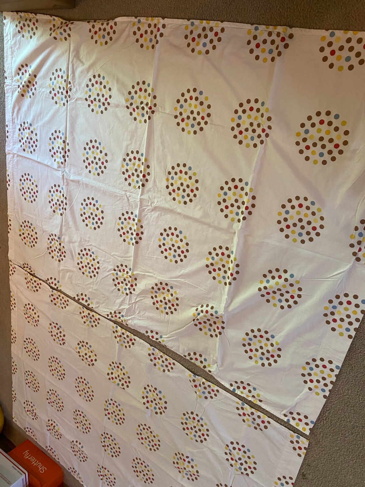Dwell Studio Rod Pocket Curtains 62″L 45″ W Polka Dot Set
