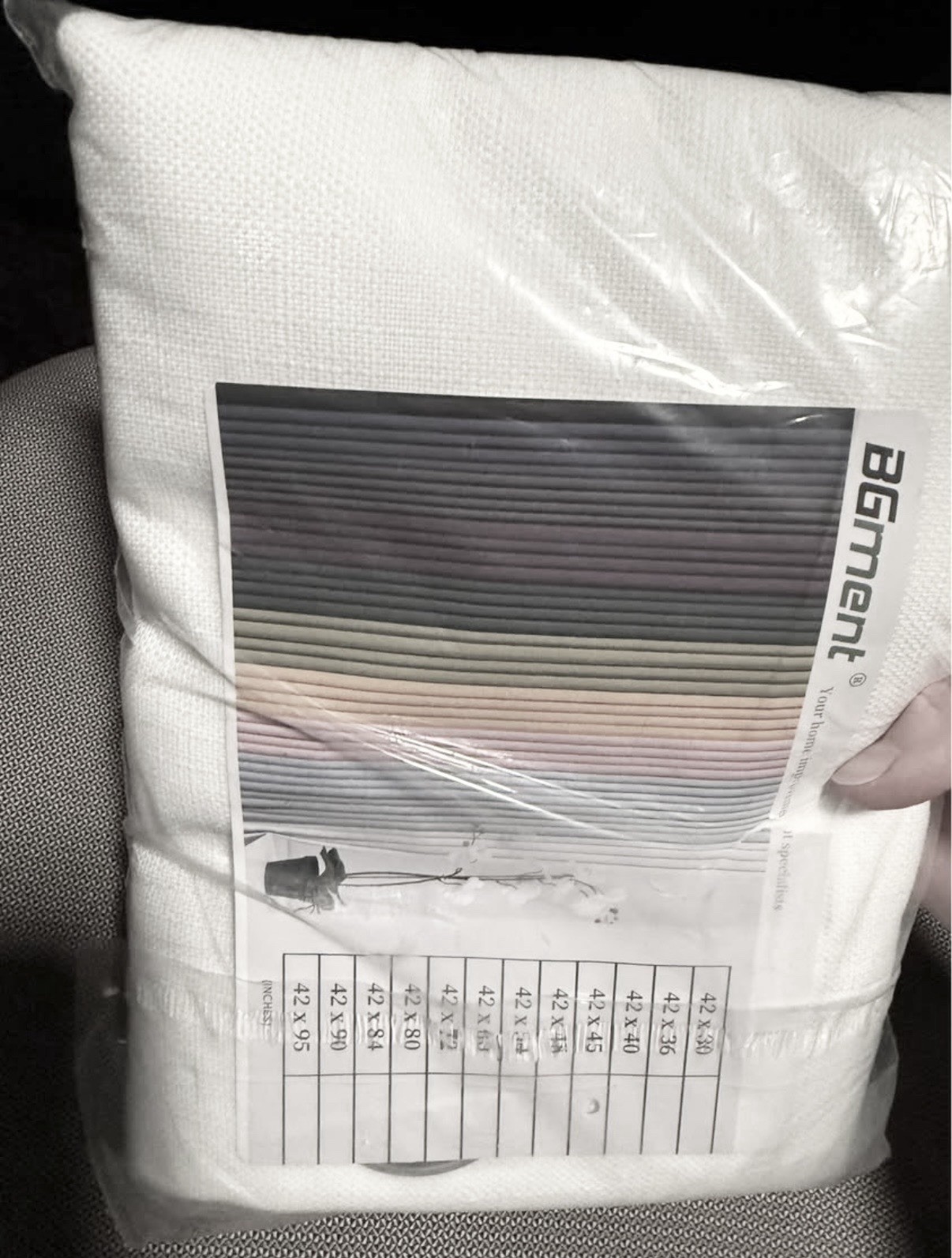 Pure White Curtains 45 Inch Length 2 Panels Set for Bedroom – NIP!