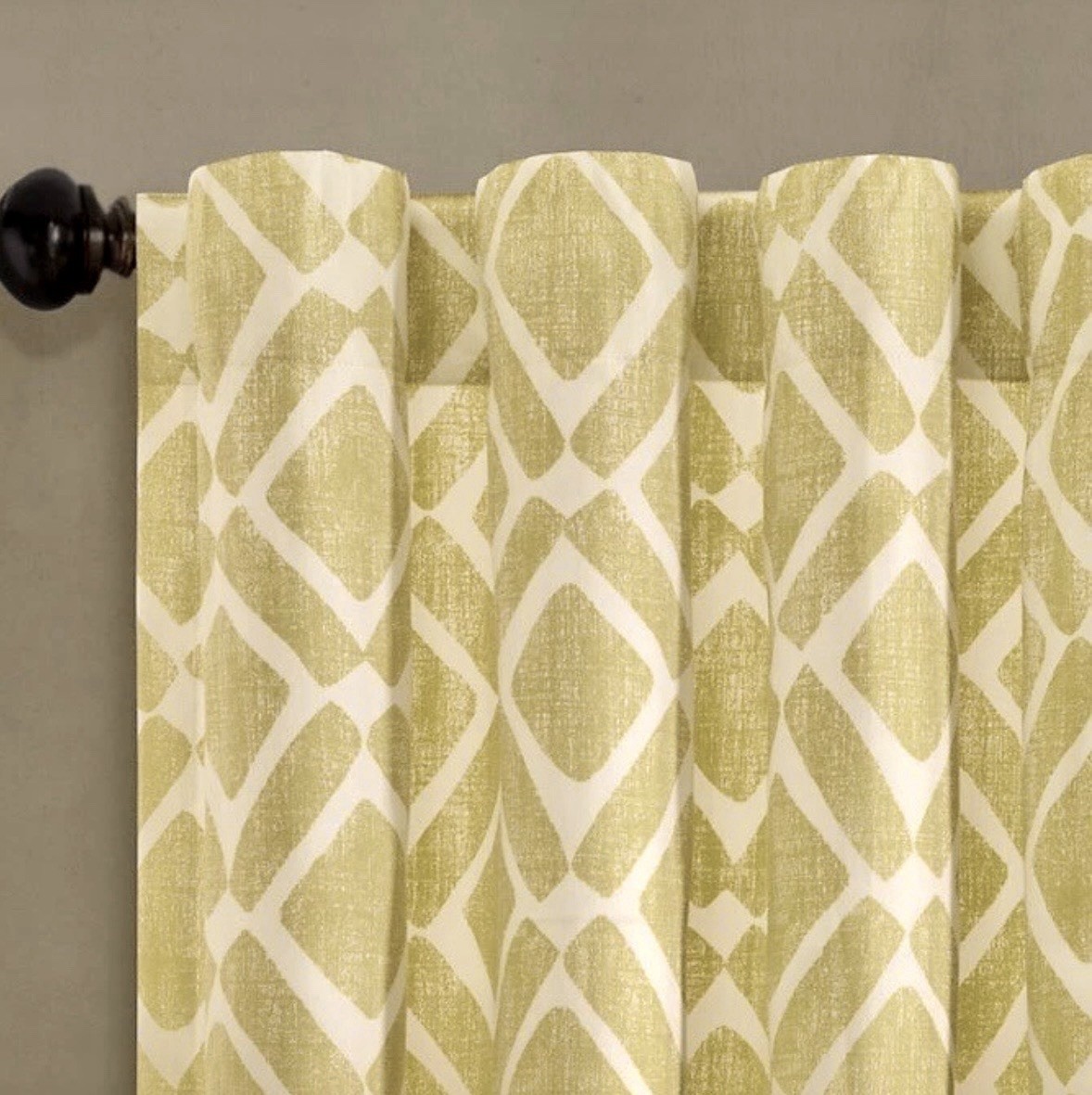 Madison Park Window Curtain Panel 42″x84″ Rod Pocket Back Tab Fits Up To 1.25Rod