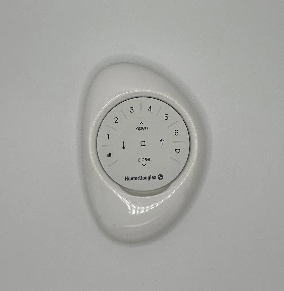 Hunter Douglas Pebble White (NEW) Pebble Only—Powerview Remote Holder