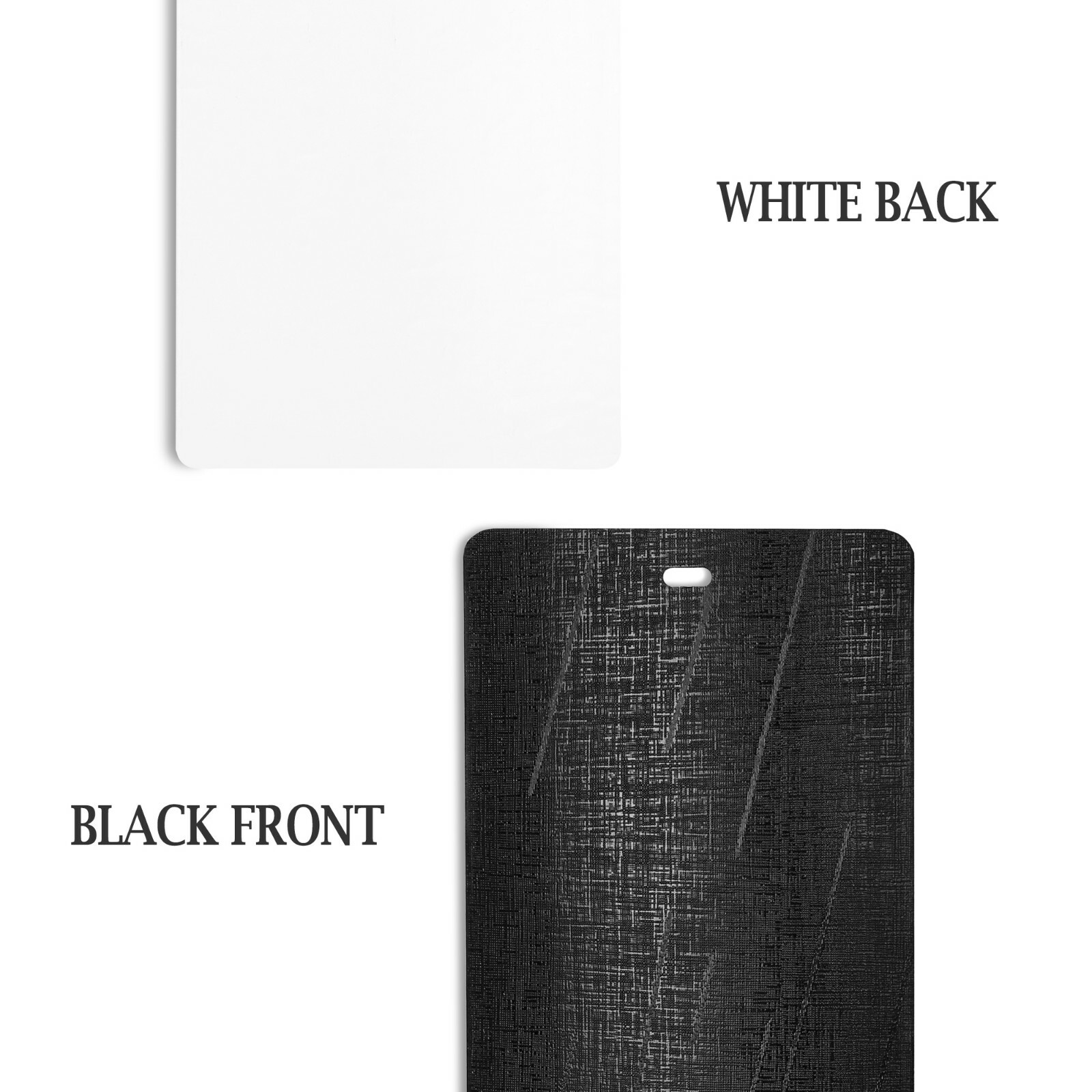 DALIX Silky Vertical Window Blinds Premium Textured Set 5 Pack Qty / Black